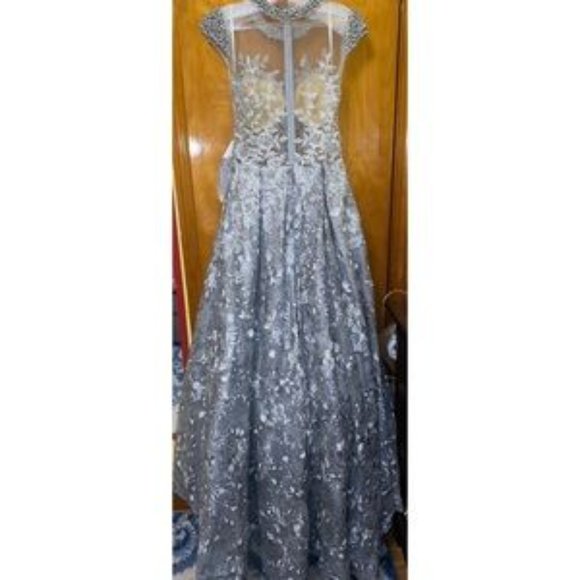 Mac Duggal Platinum Ball Gown - Picture 5 of 5